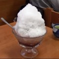 カキ氷　クリームソーダ　Kakigori shaved ice with syrup Ice cream soda Tokyo Sugamo